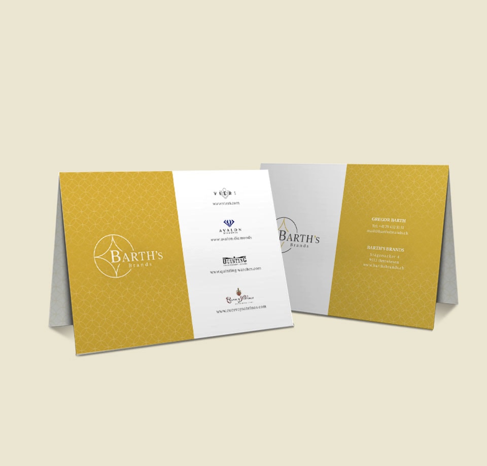 Corporate Identity Konzept für Juwelier