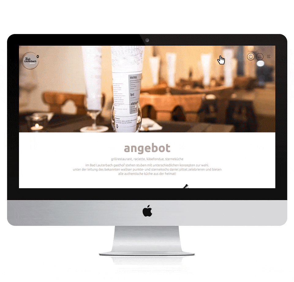 WordPress Homepage erstellen Restaurant Schweiz