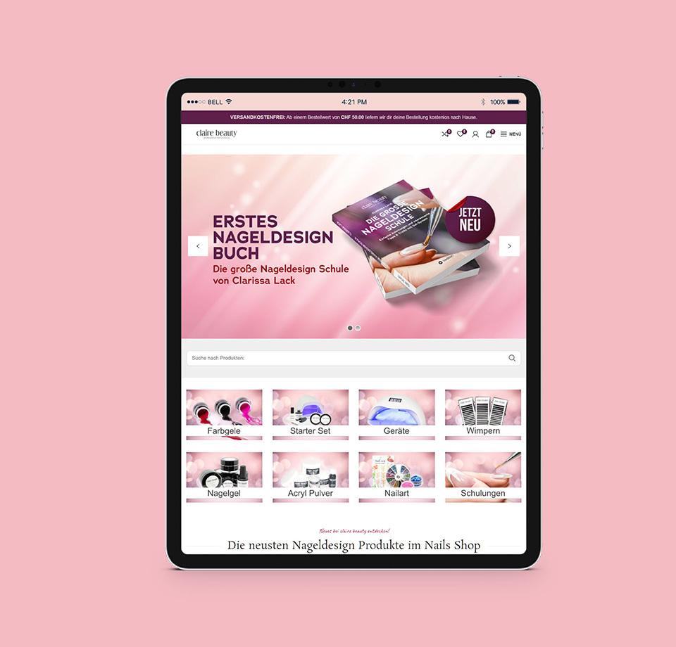 Erstellung Woocommerce Website für Kosmetik Shop