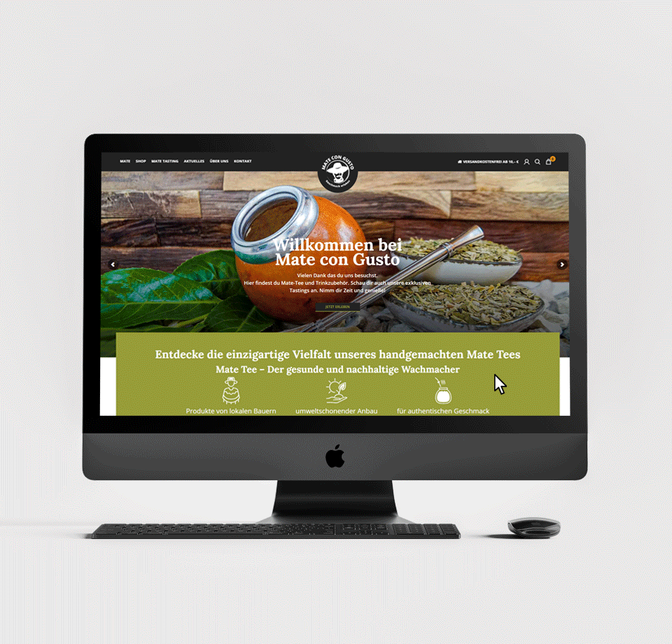 Erstellung WordPress Online Shop für Tee